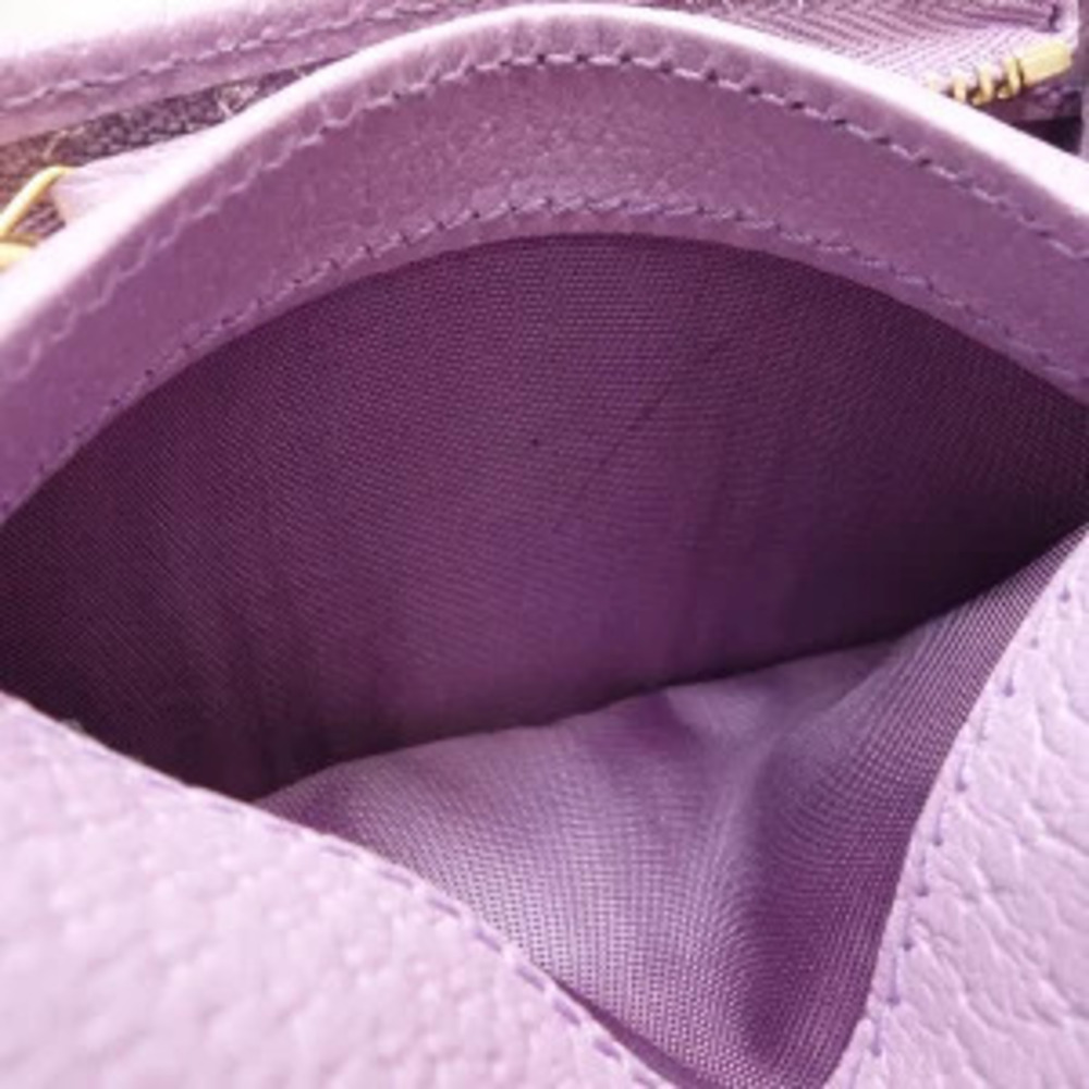 Gucci Compact Wallet GG Marmont Flora Flower Canvas Leather Pink - Picture 8 of 8